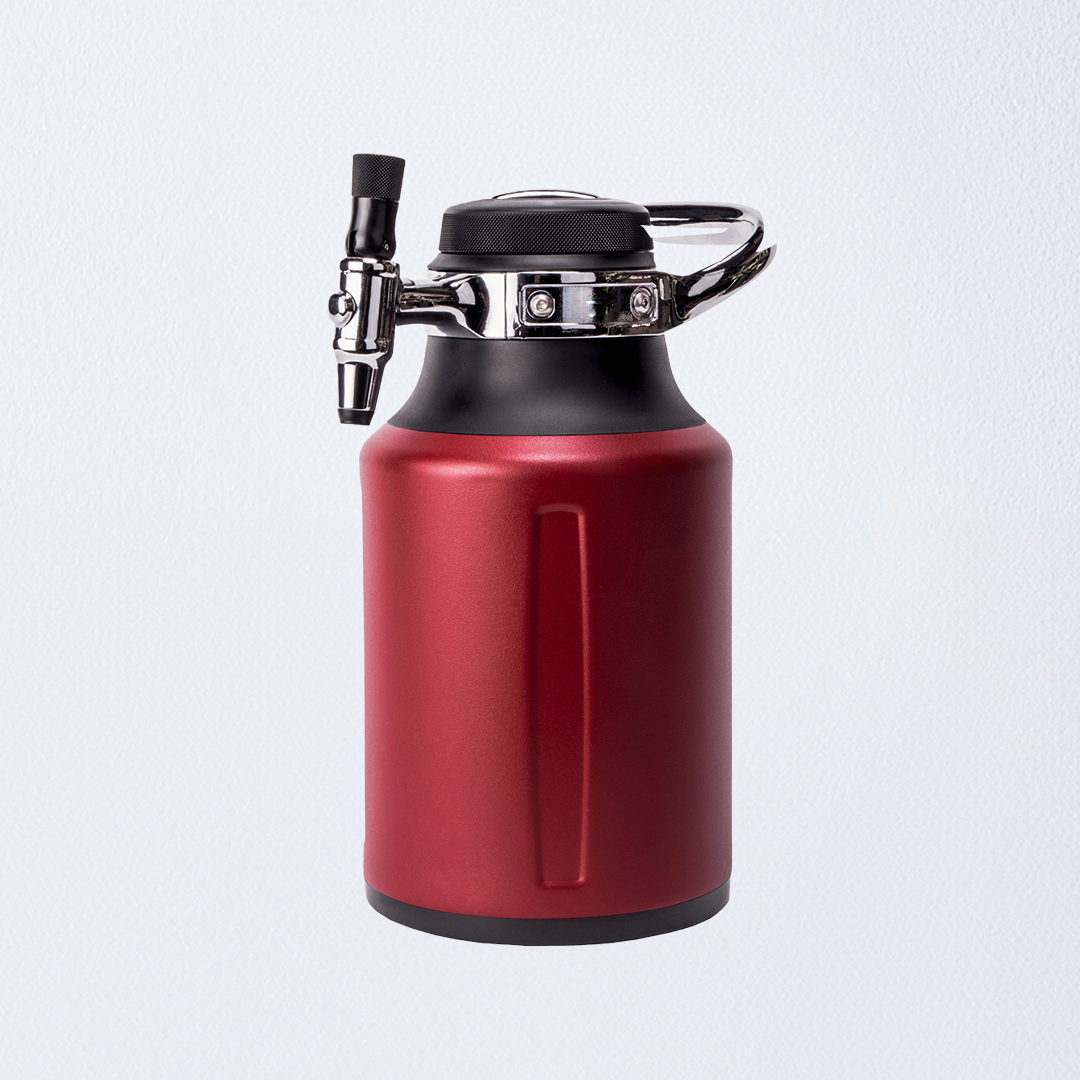 GrowlerWerks UKEG GO 64oz ビールサーバ uKeg Go 64 Carbonated Growler with Tap | 2024 App-Enabled