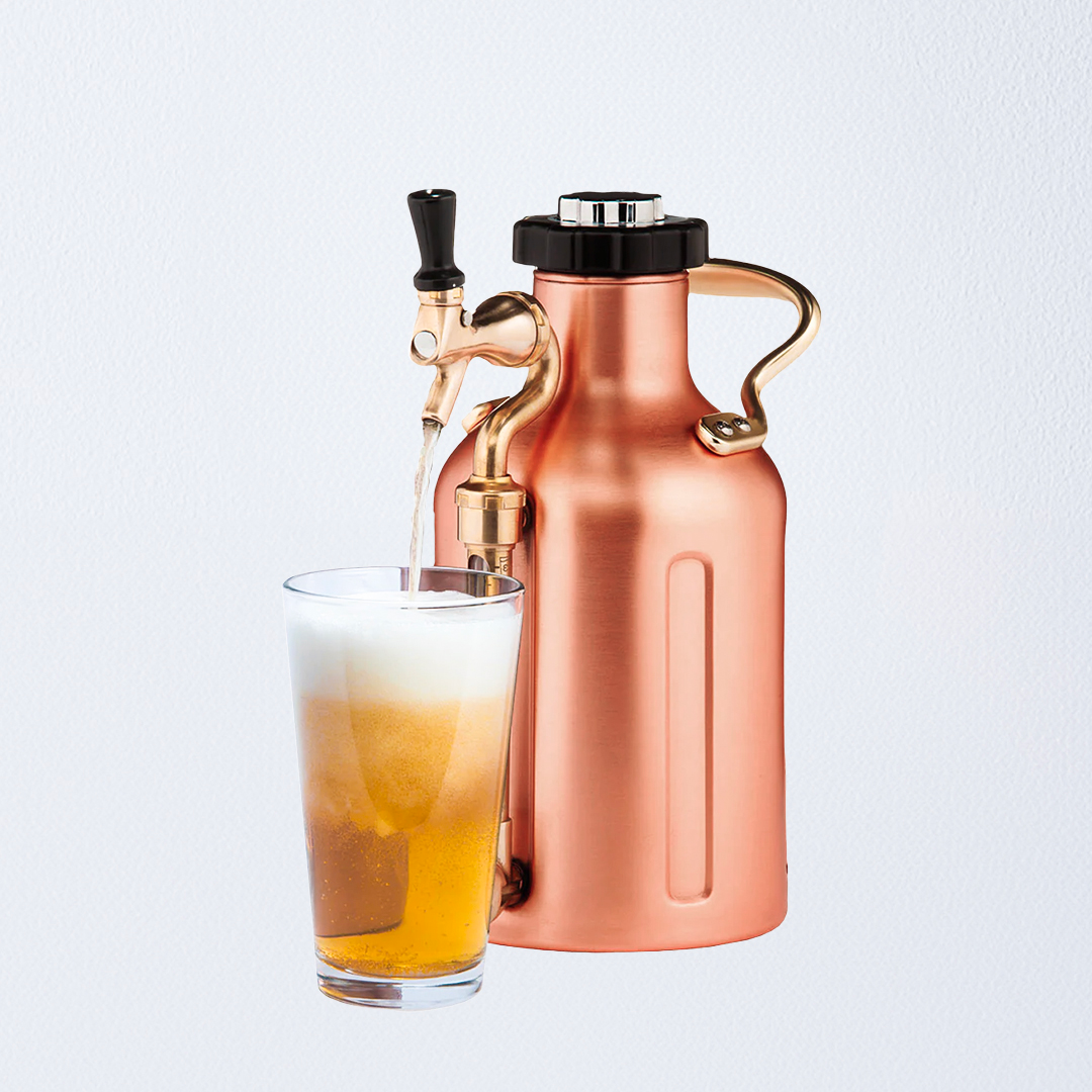 uKeg 64 Carbonated Steel Growler with Tap | 2024 App-Enabled uKeg 64 Carbonated Steel Growler with Tap | 2024 App-Enabled