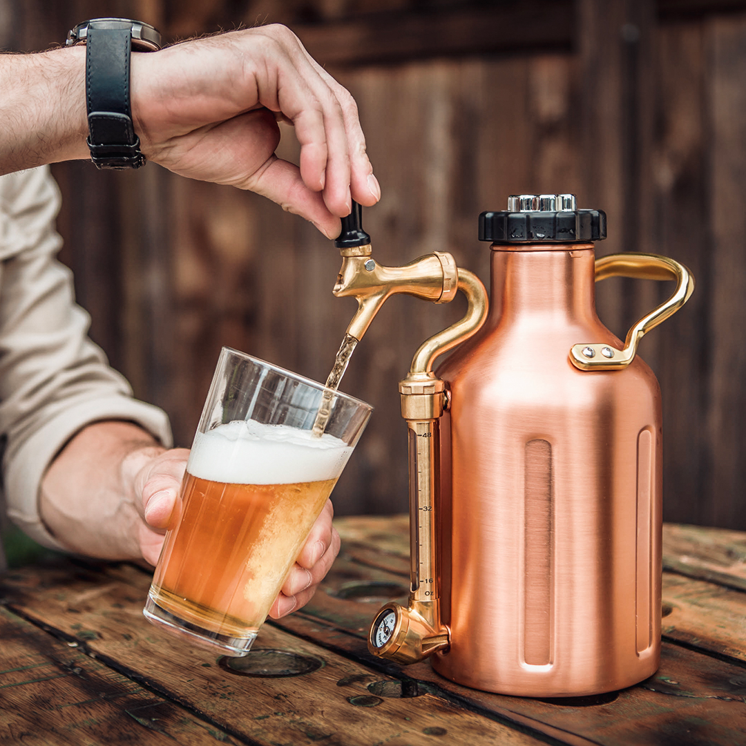 uKeg 64 Carbonated Steel Growler with Tap | 2024 App-Enabled uKeg 64 Carbonated Steel Growler with Tap | 2024 App-Enabled