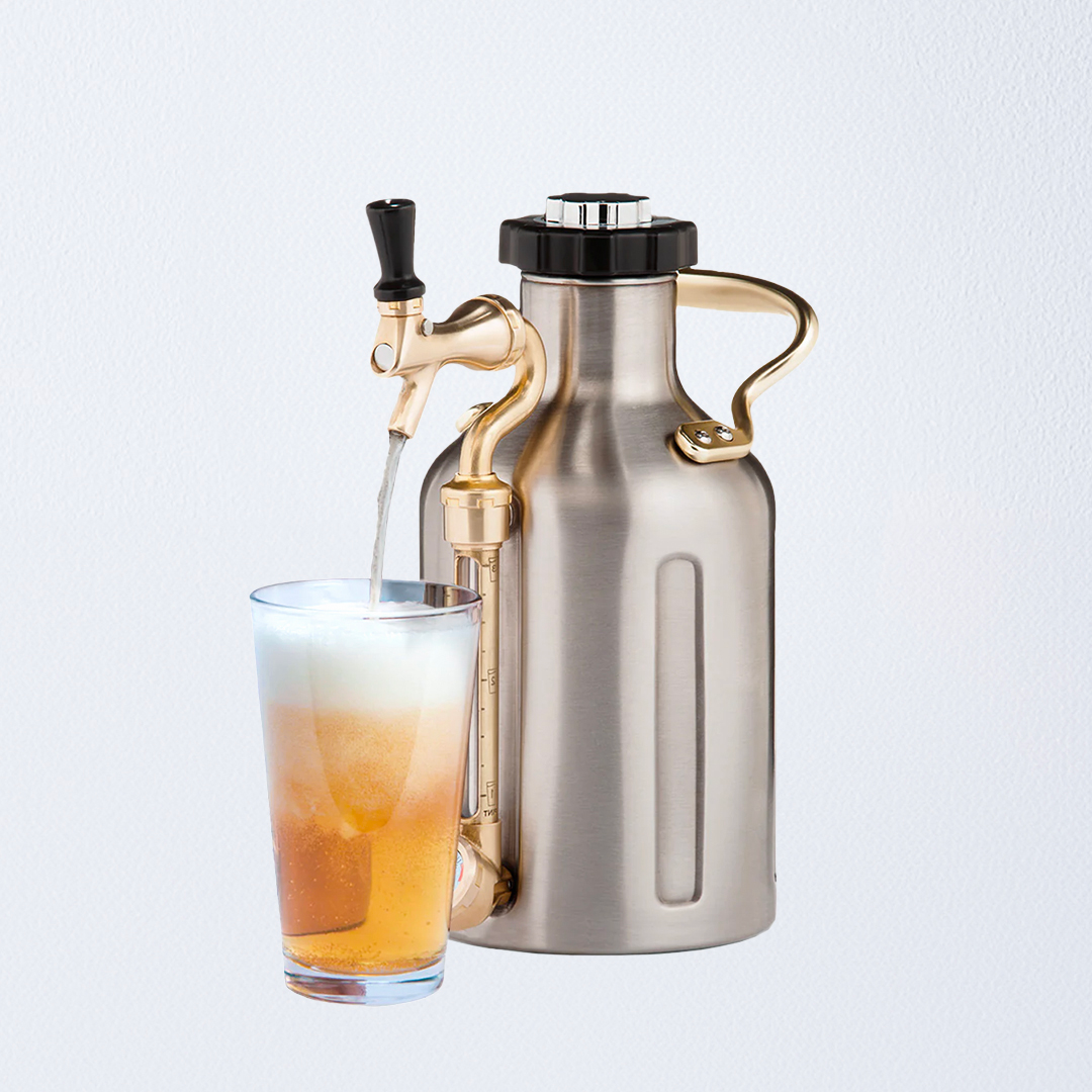 uKeg 64 Carbonated Steel Growler with Tap | 2024 App-Enabled uKeg 64 Carbonated Steel Growler with Tap | 2024 App-Enabled
