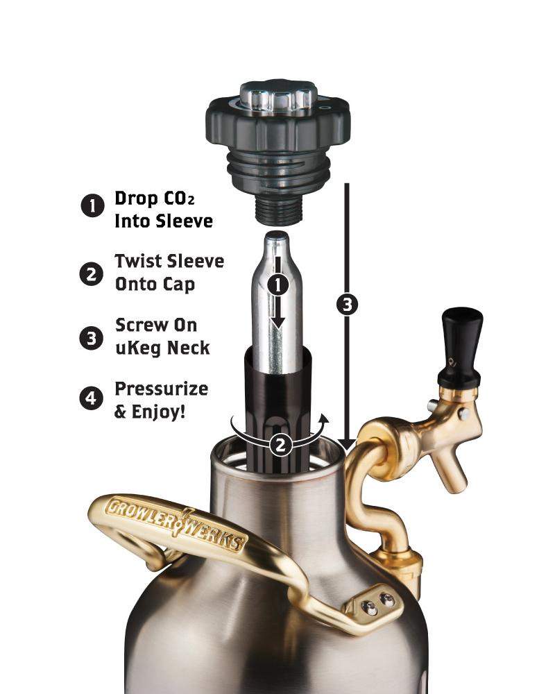 uKeg 64 Stainless - Refurbished "Like New"